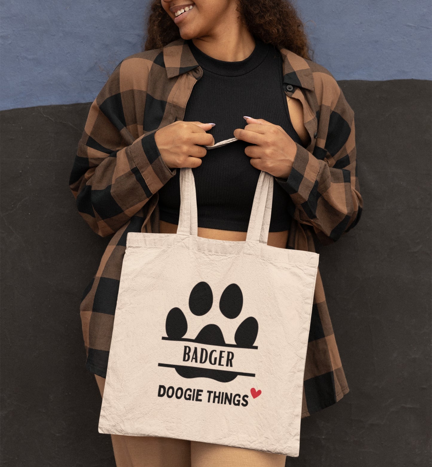 Personalized Name Tote Bag