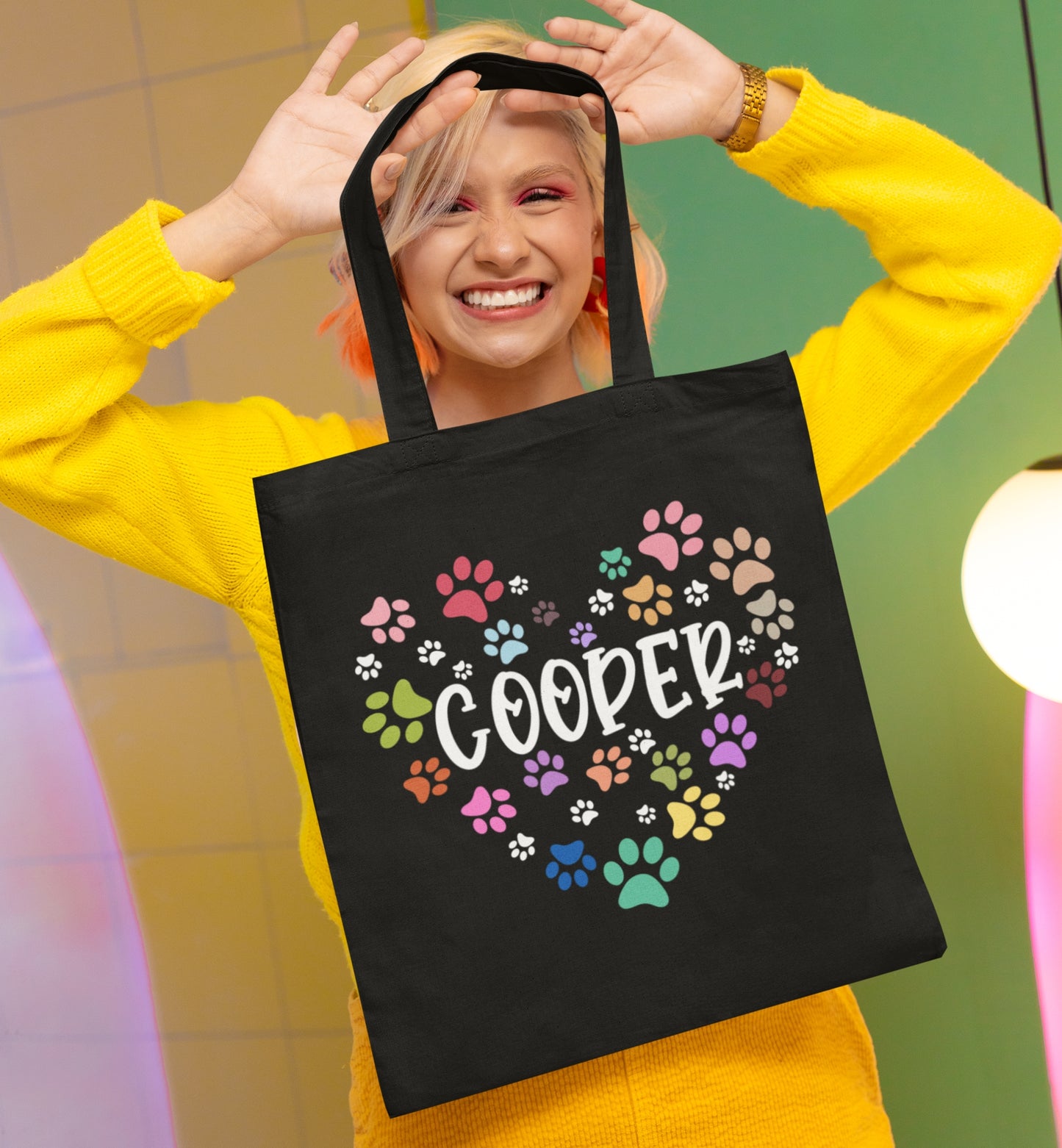 Personalized Name Tote Bag