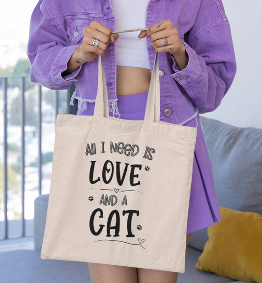 All I Need Is Cat Tote Bag