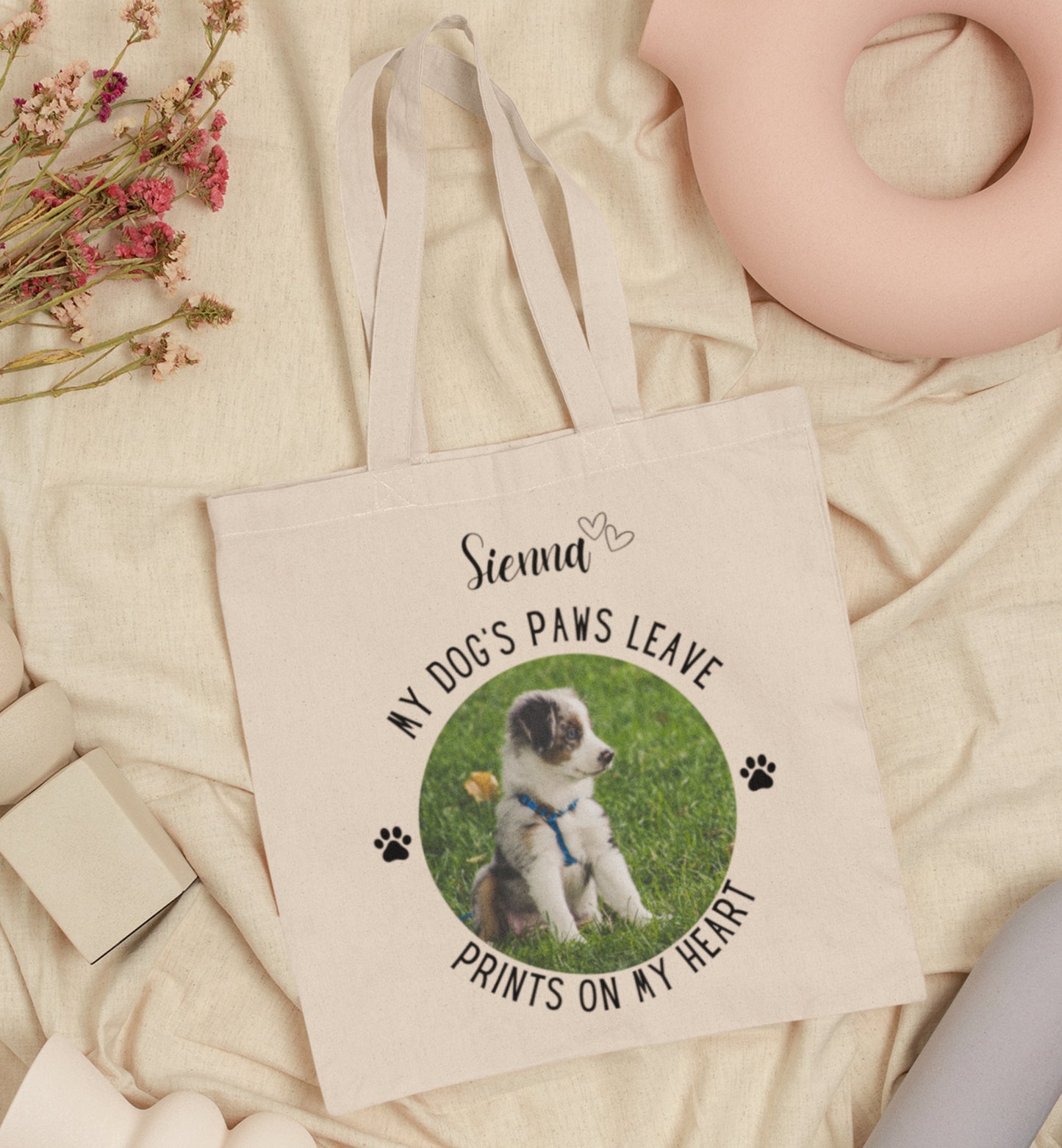Personalized Name+Photo Tote Bag