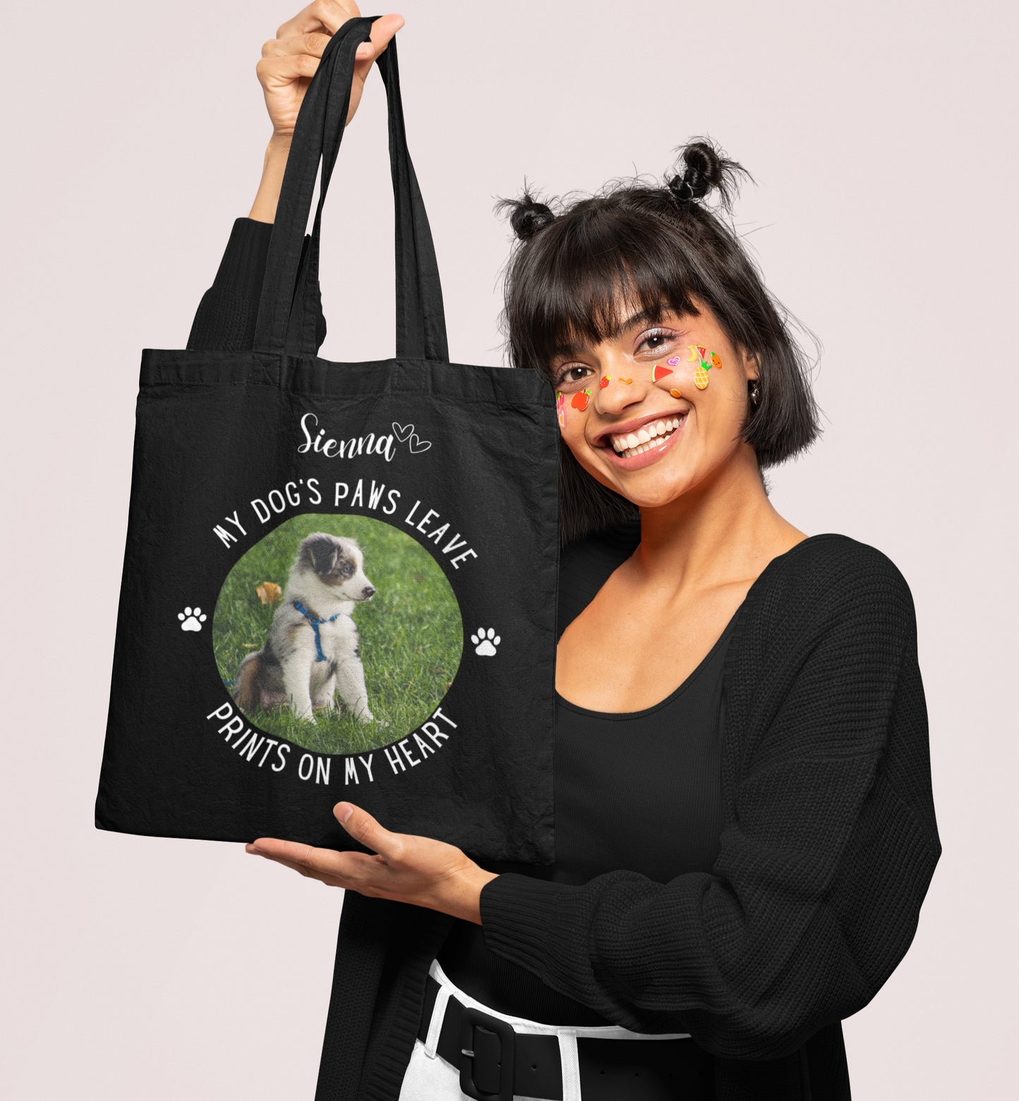 Personalized Name+Photo Tote Bag
