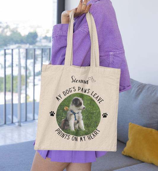 Personalized Name+Photo Tote Bag