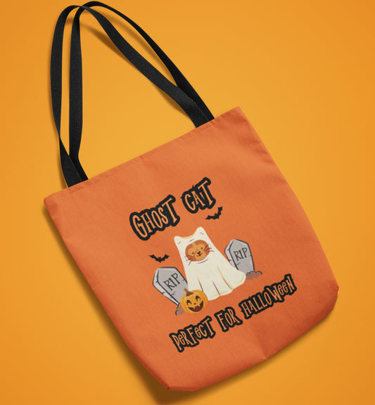 Ghost Cat Tote Bag