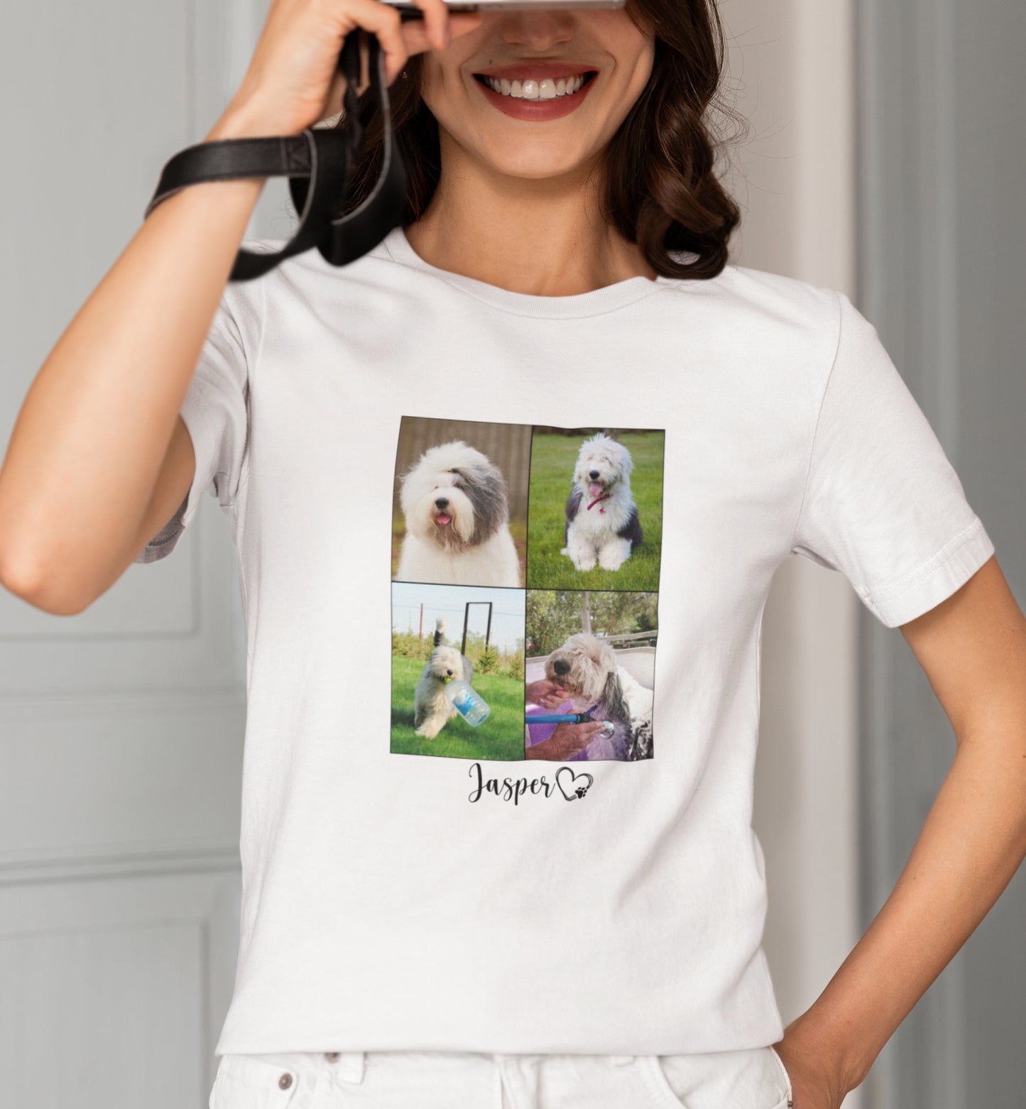 Personalized Name+Photos (4) T-shirt