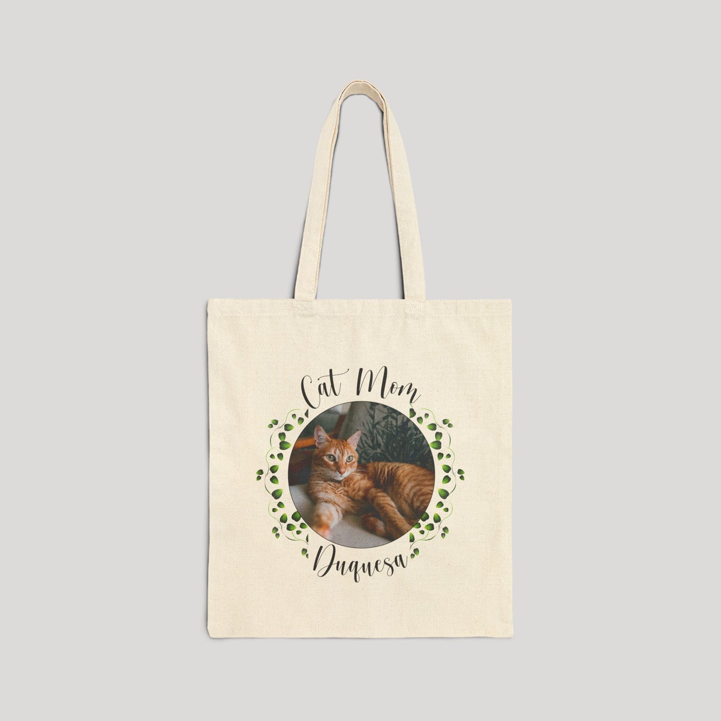 Personalized Name+Photo Tote Bag