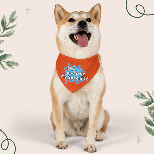 Lick And Love Bandana Collar