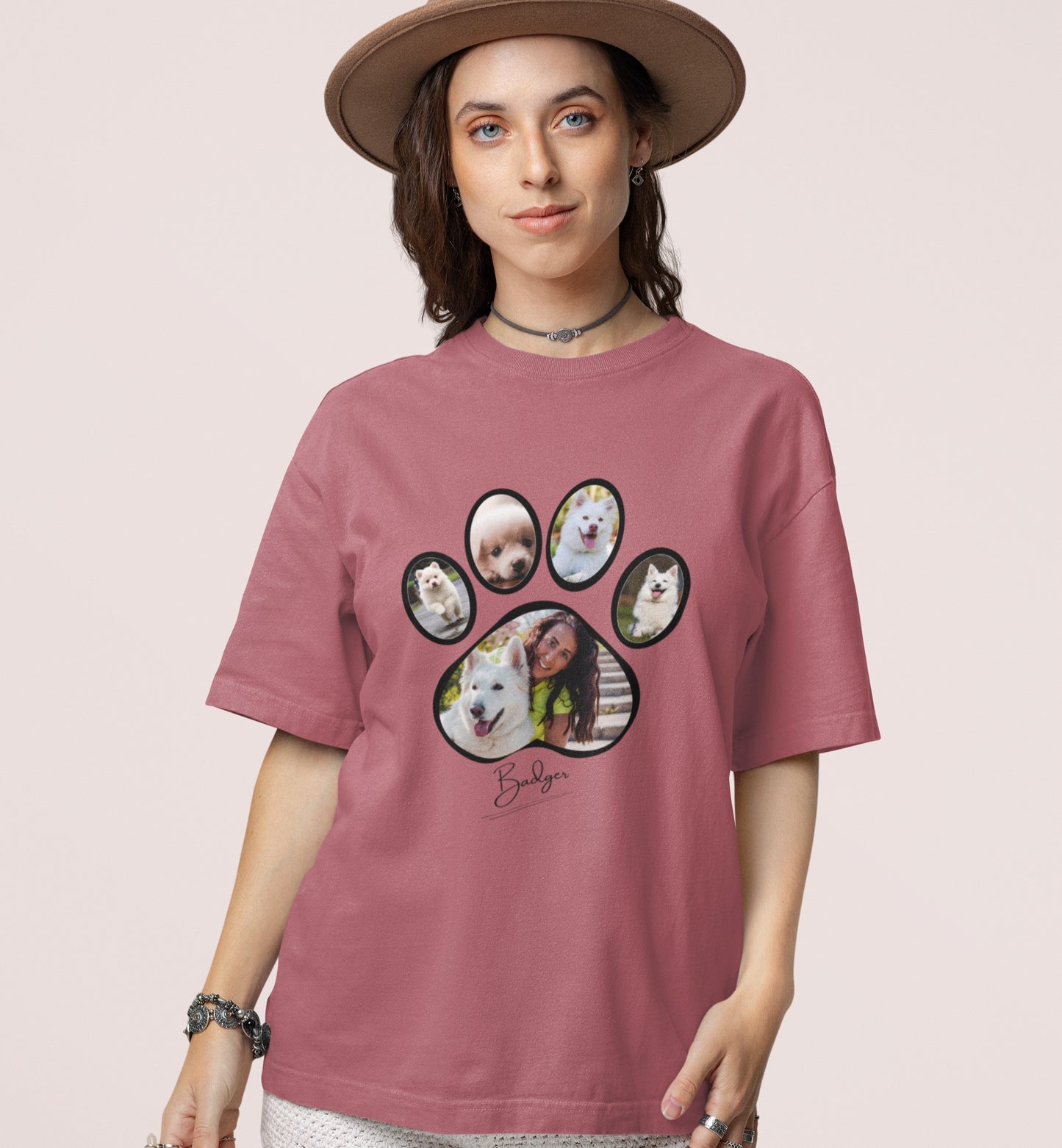 Personalized Name+Photos (5) T-shirt
