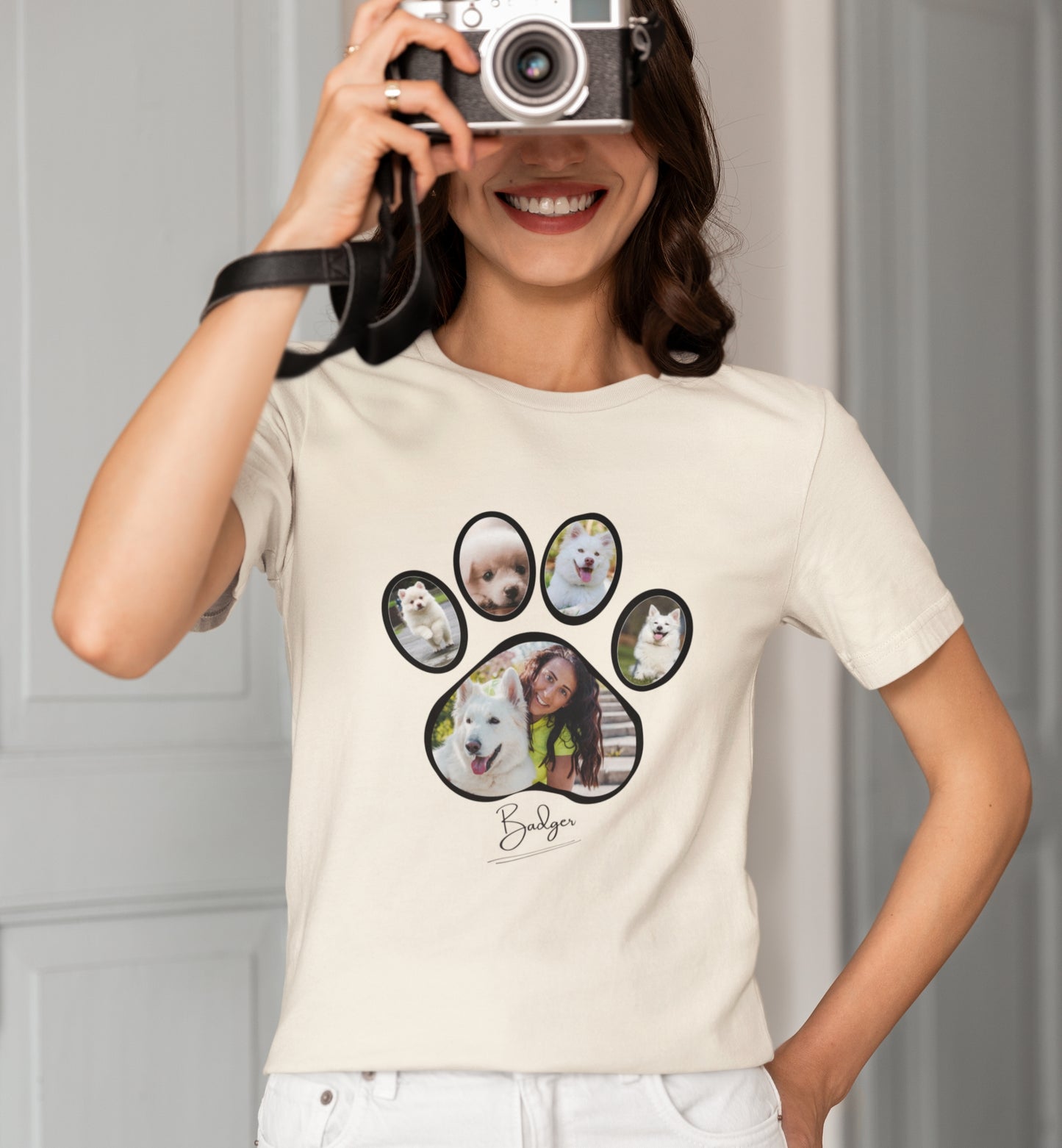 Personalized Name+Photos (5) T-shirt