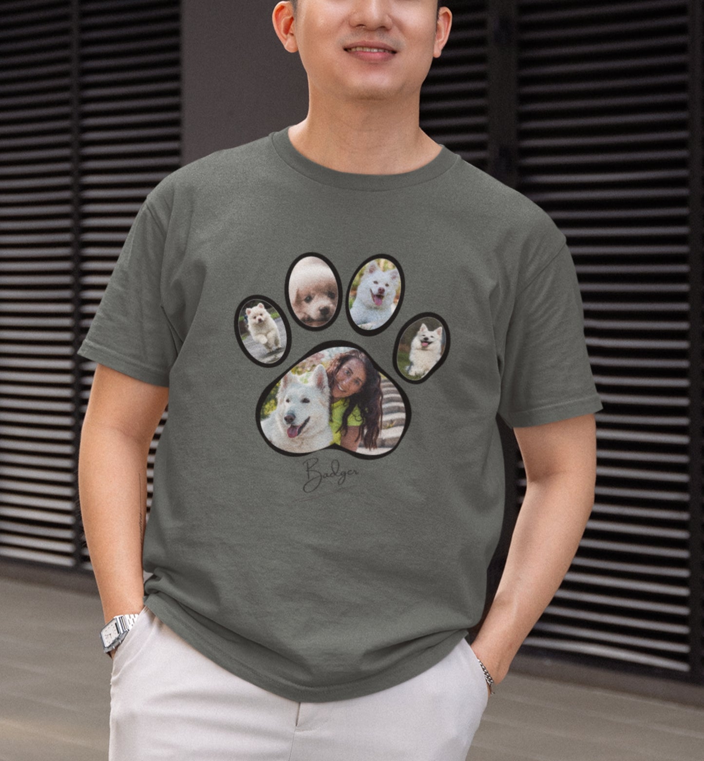 Personalized Name+Photos (5) T-shirt