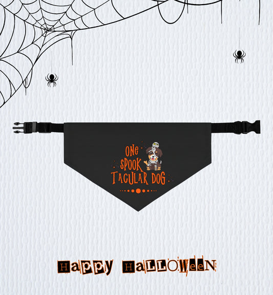 Spooktacular Dog Bandana Collar