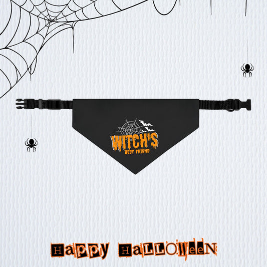 Witch's Best Friend Pet Bandana Collar