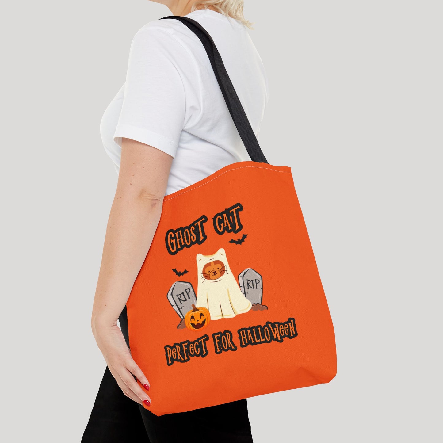 Ghost Cat Tote Bag