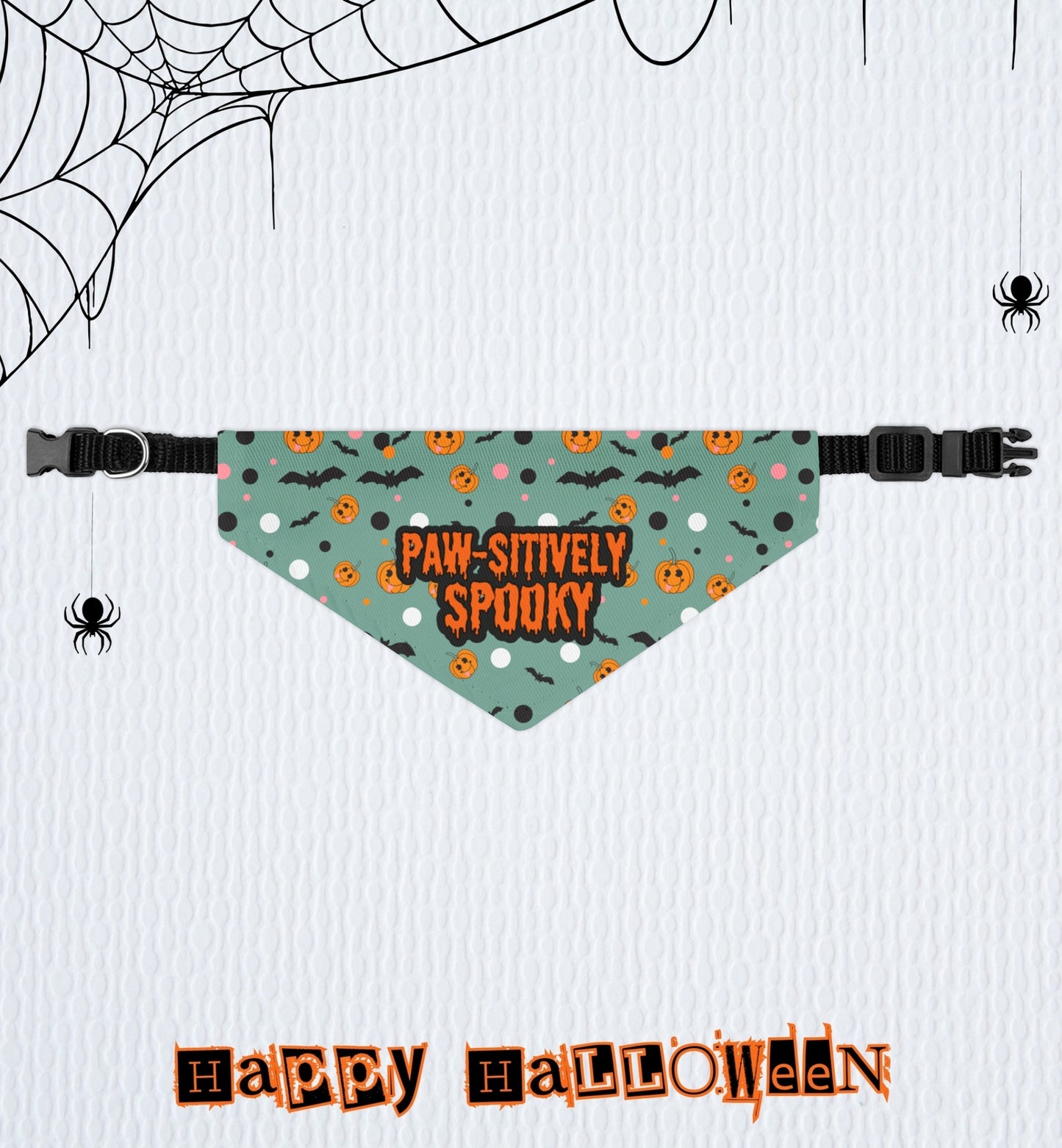 Pawsitively Spooky Bandana Collar