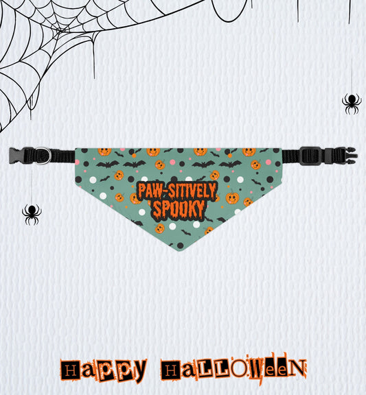 Pawsitively Spooky Bandana Collar