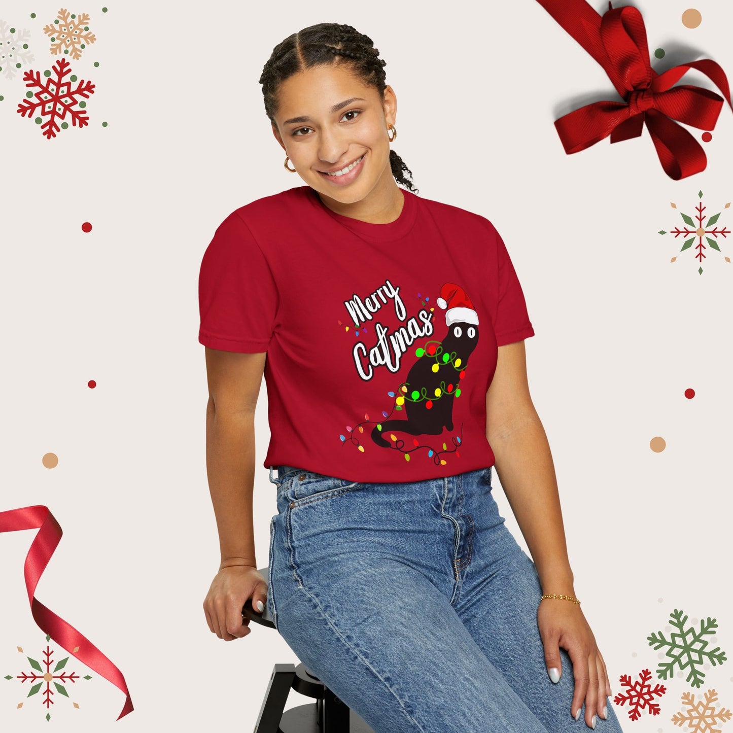 Merry Catmas T-shirt