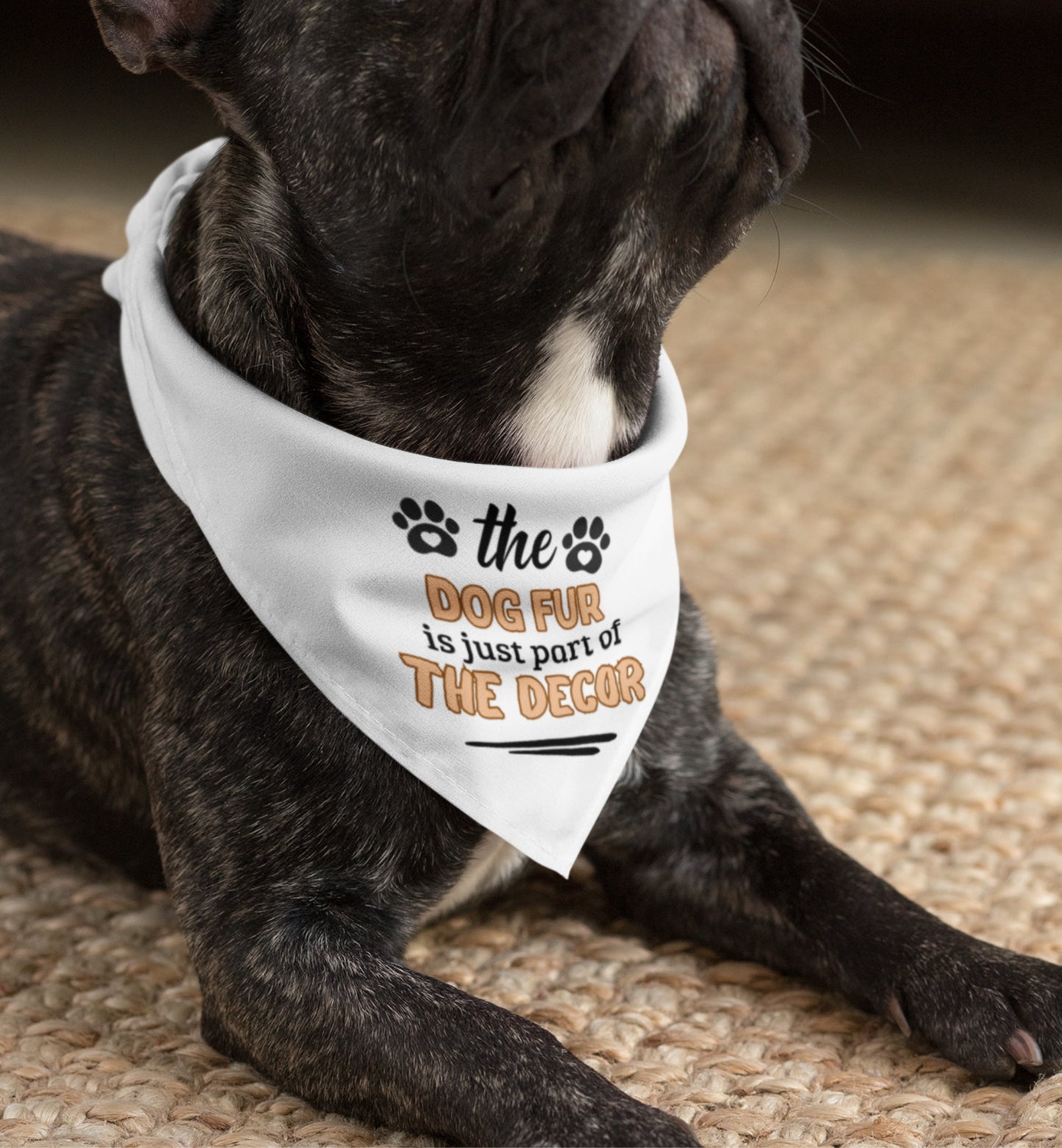 Dog Fur Bandana Collar