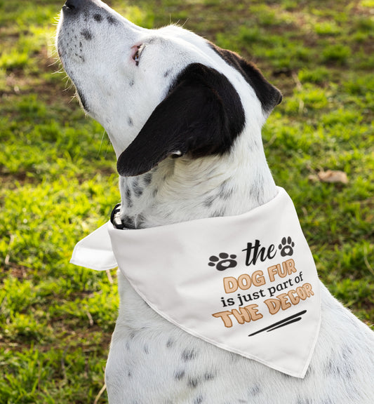 Dog Fur Bandana Collar