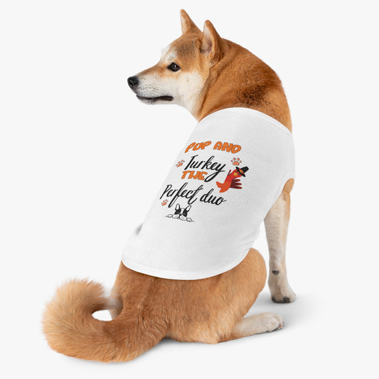 Pup And Turkey Pet Tank Top