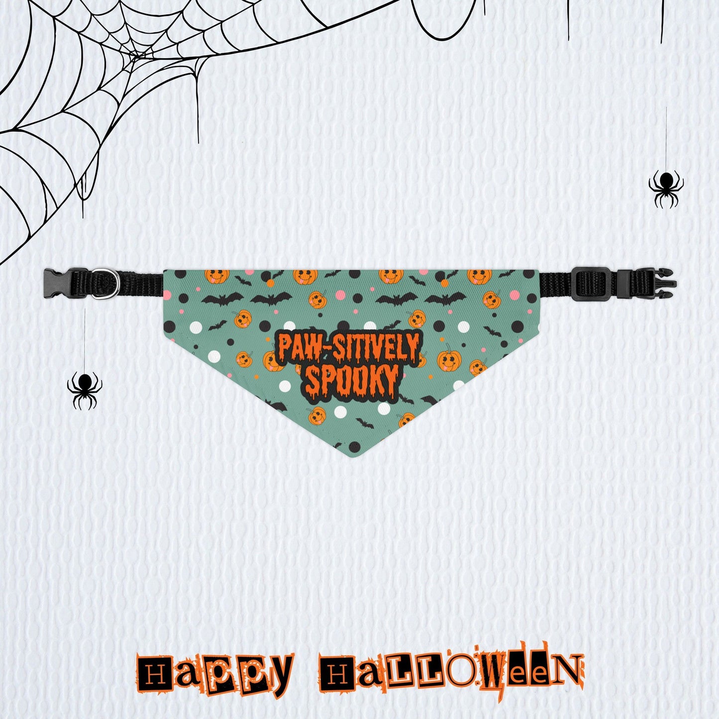 Pawsitively Spooky Bandana Collar