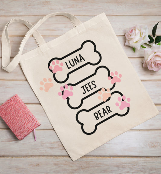 Personalized Name Tote Bag