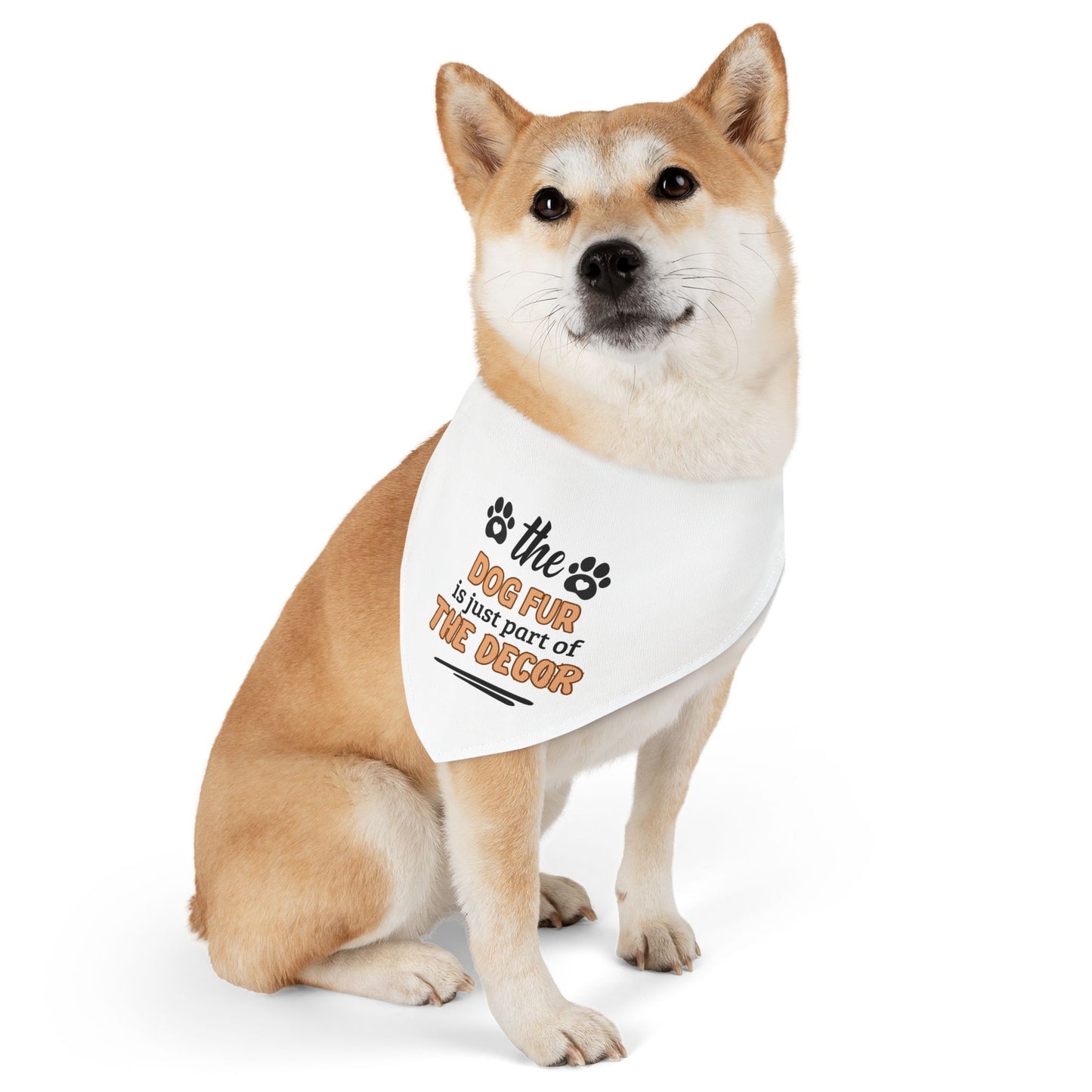 Dog Fur Bandana Collar