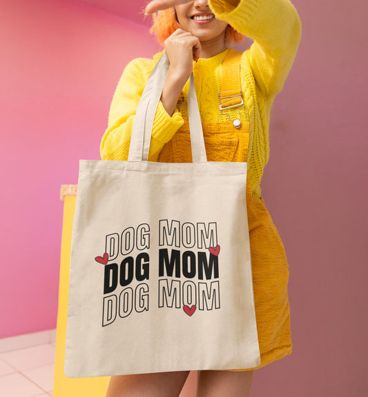 Dog Mom Tote Bag